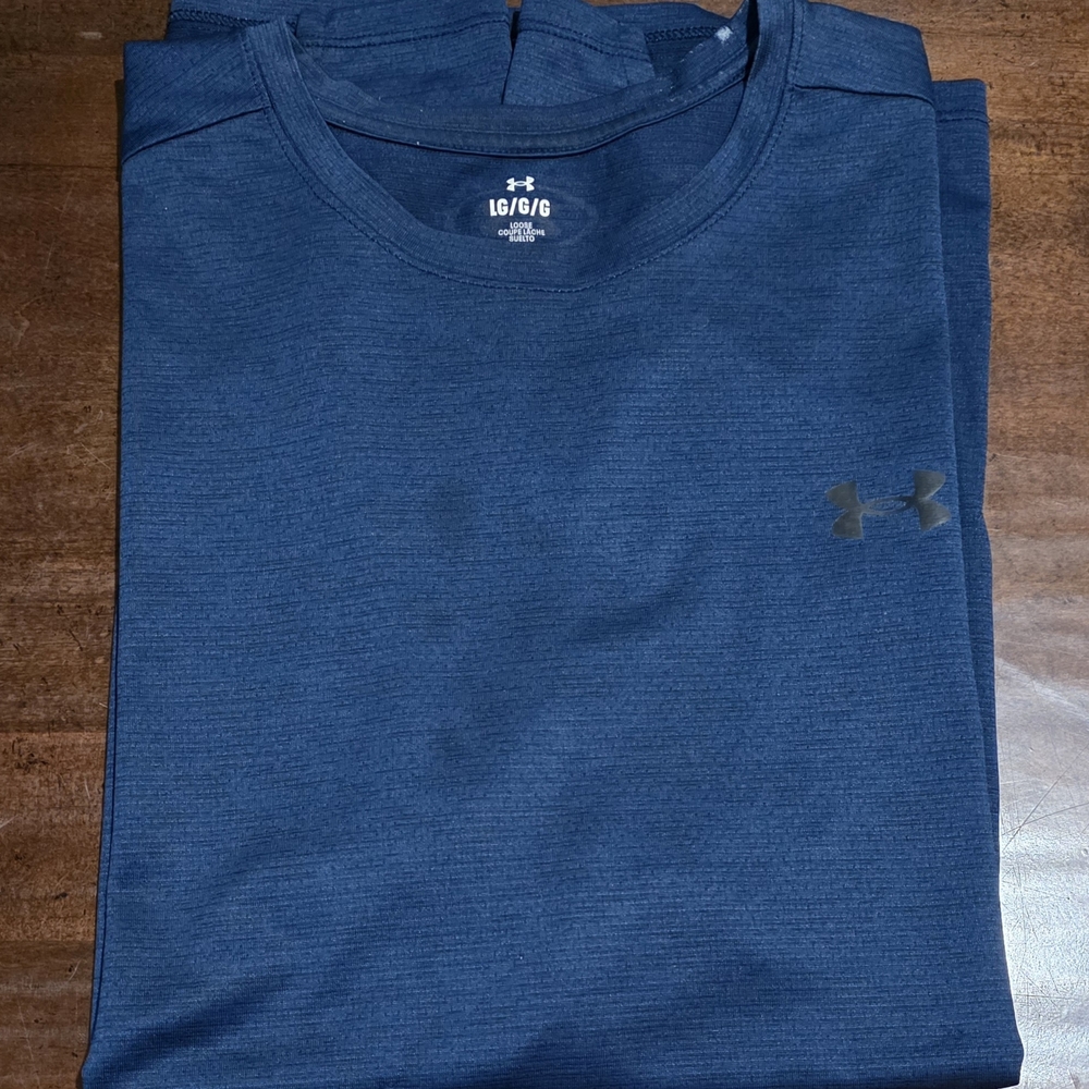 Under Armour Men's Deep Blue Short Sleeve Tee